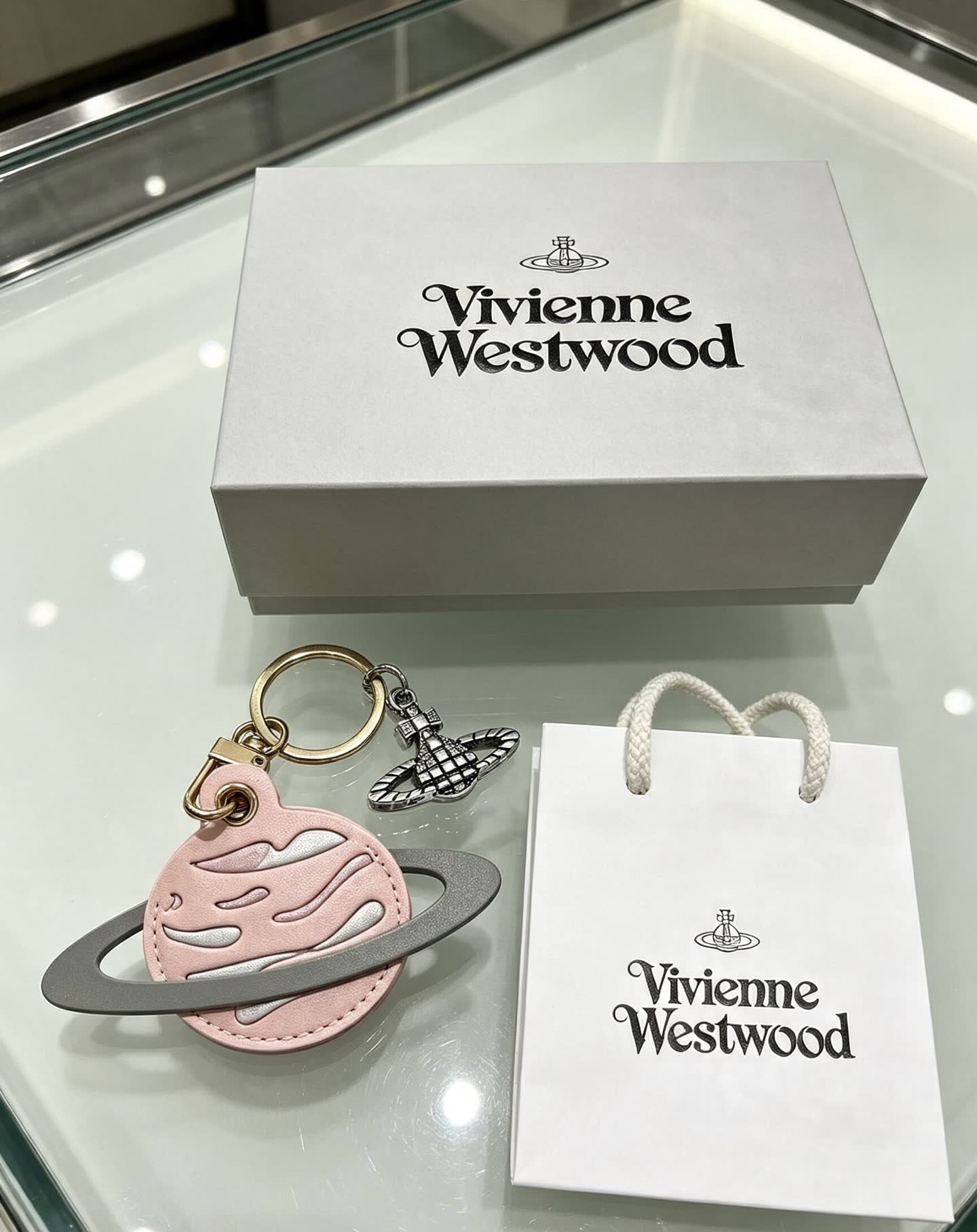 Vivienne Westwood Saturn Keychain